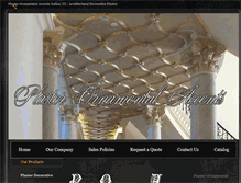 Tablet Screenshot of plasterornamentalaccents.com